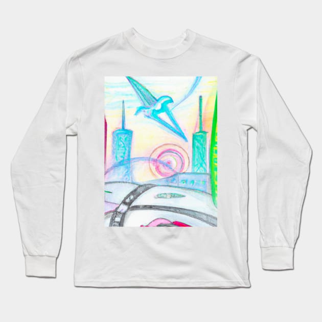 New World Long Sleeve T-Shirt by TommT-shirts